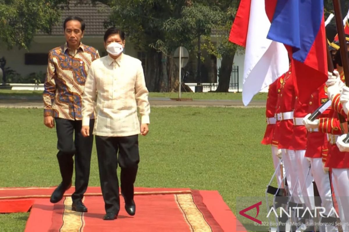 Presiden Jokowi sambut kedatangan Presiden Filipina di Istana Bogor