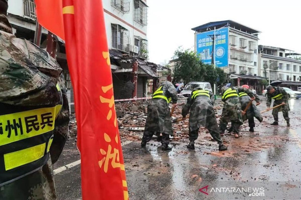 Gempa M 6,8 di China tewaskan 21 orang
