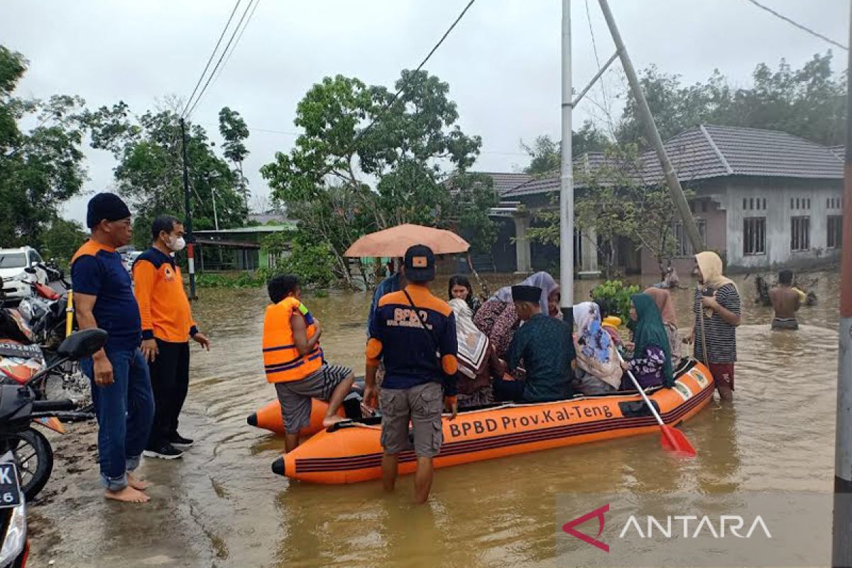 Banjir meluas, BPBD Gunung Mas mulai evakuasi warga