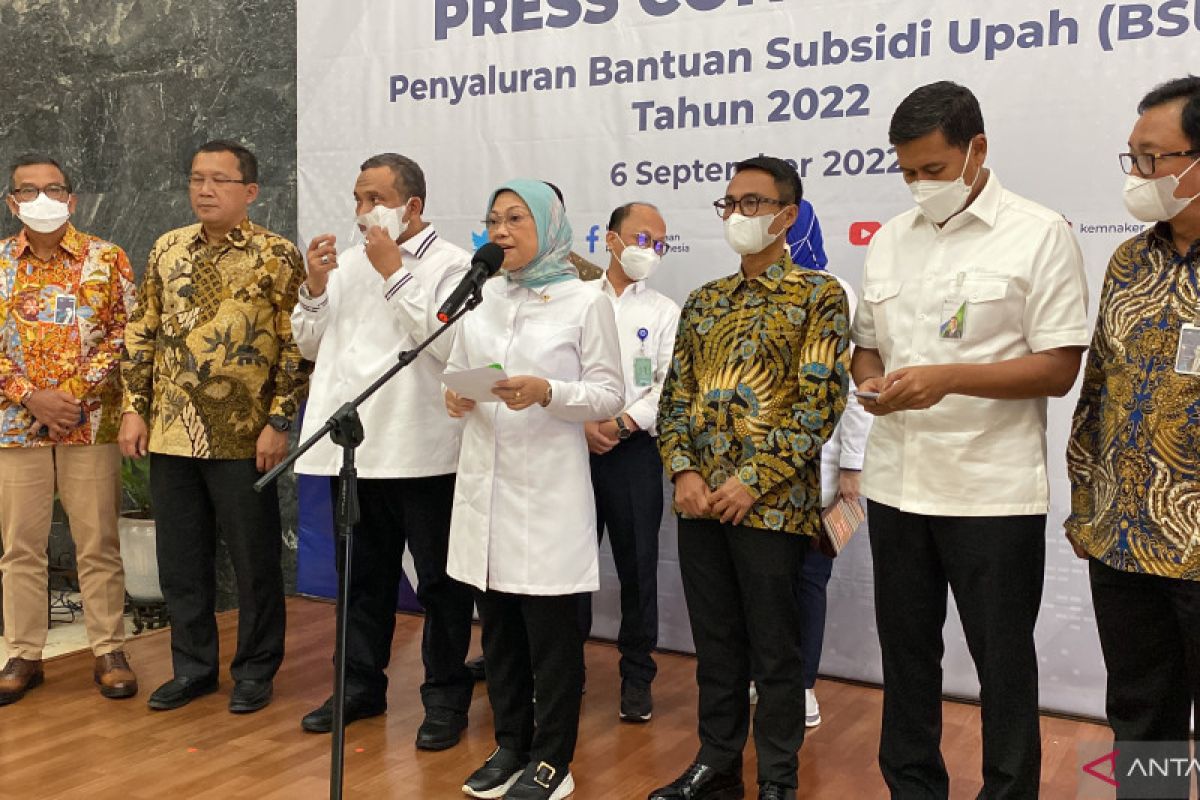 Kemnaker usahakan penyaluran BSU 2022 tahap pertama mulai pekan ini