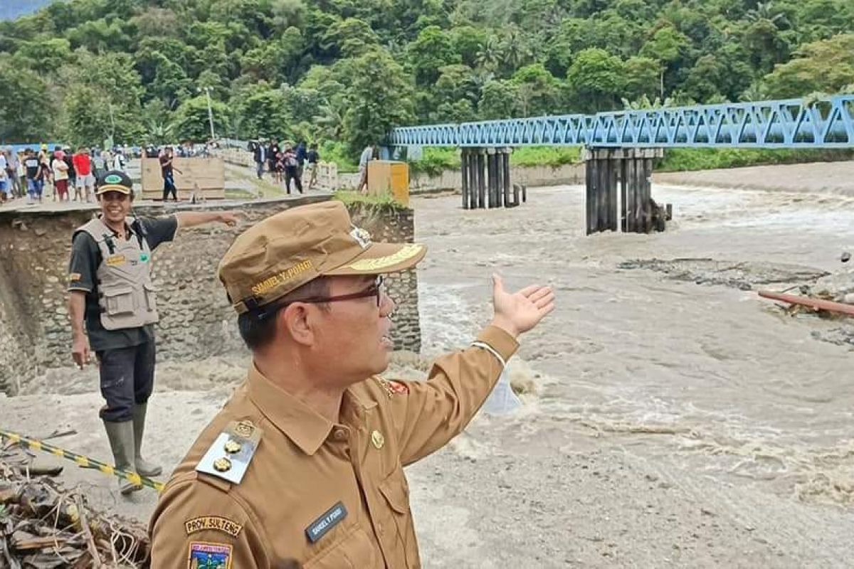 Pemkab Sigi  koordinasi Kementerian PUPR perbaiki jembatan dan sungai