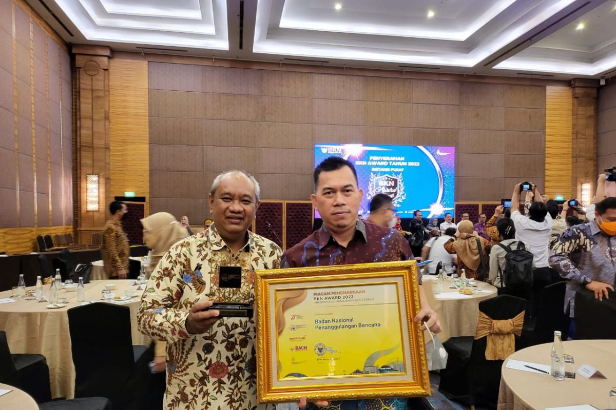 BNPB raih dua penghargaan BKN Award 2022