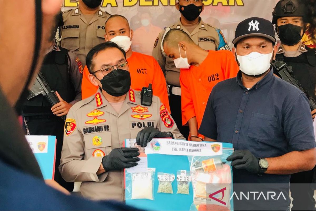 Polresta Denpasar tangkap dua pengedar sabu-sabu dan ekstasi