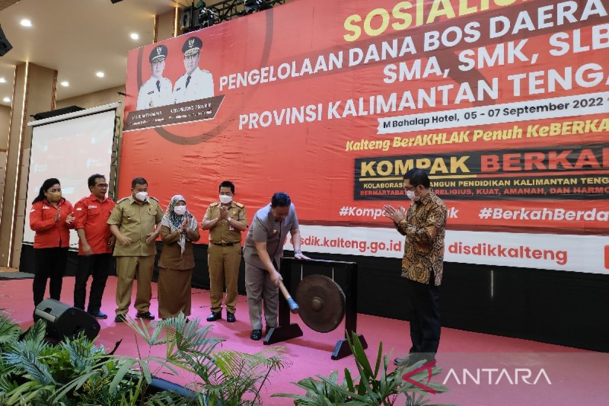 Wagub Kalteng: Penyediaan Bosda bantu tingkatkan mutu pendidikan