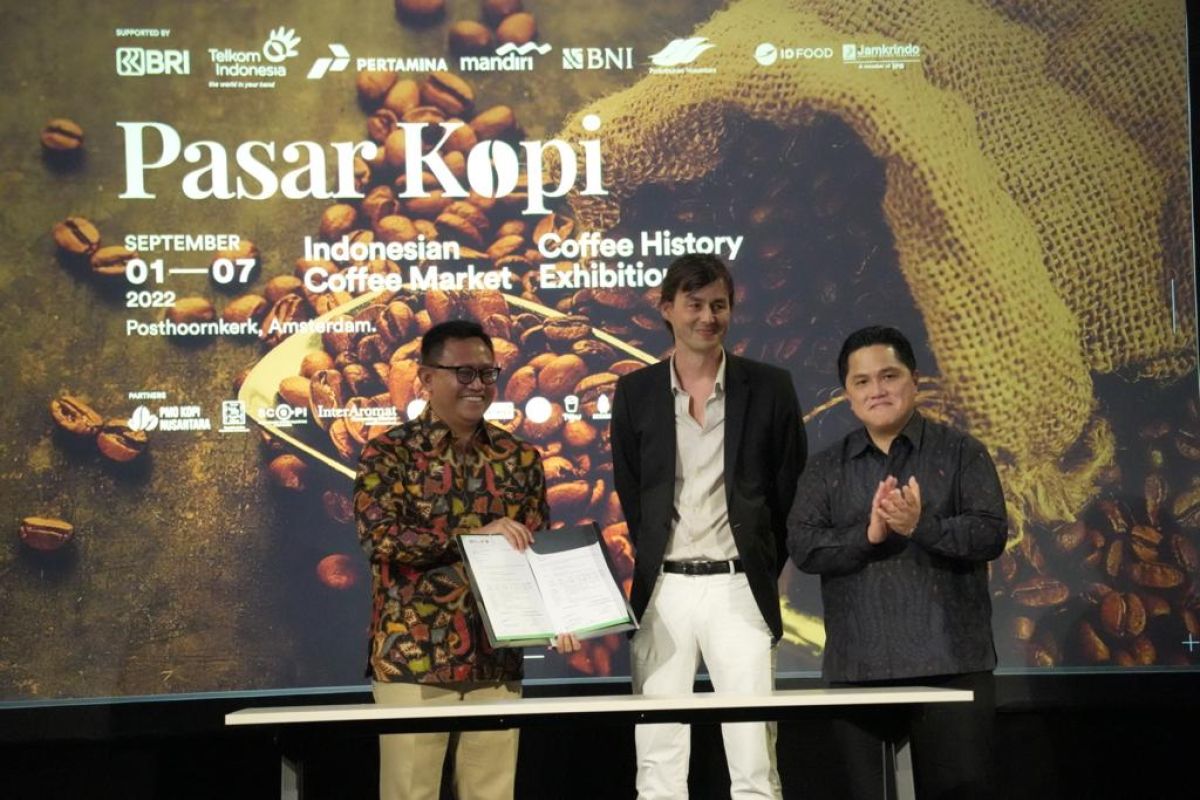 SOE Minister Erick Thohir Officially Inaugurates Coffee Market Exhibition in Europe