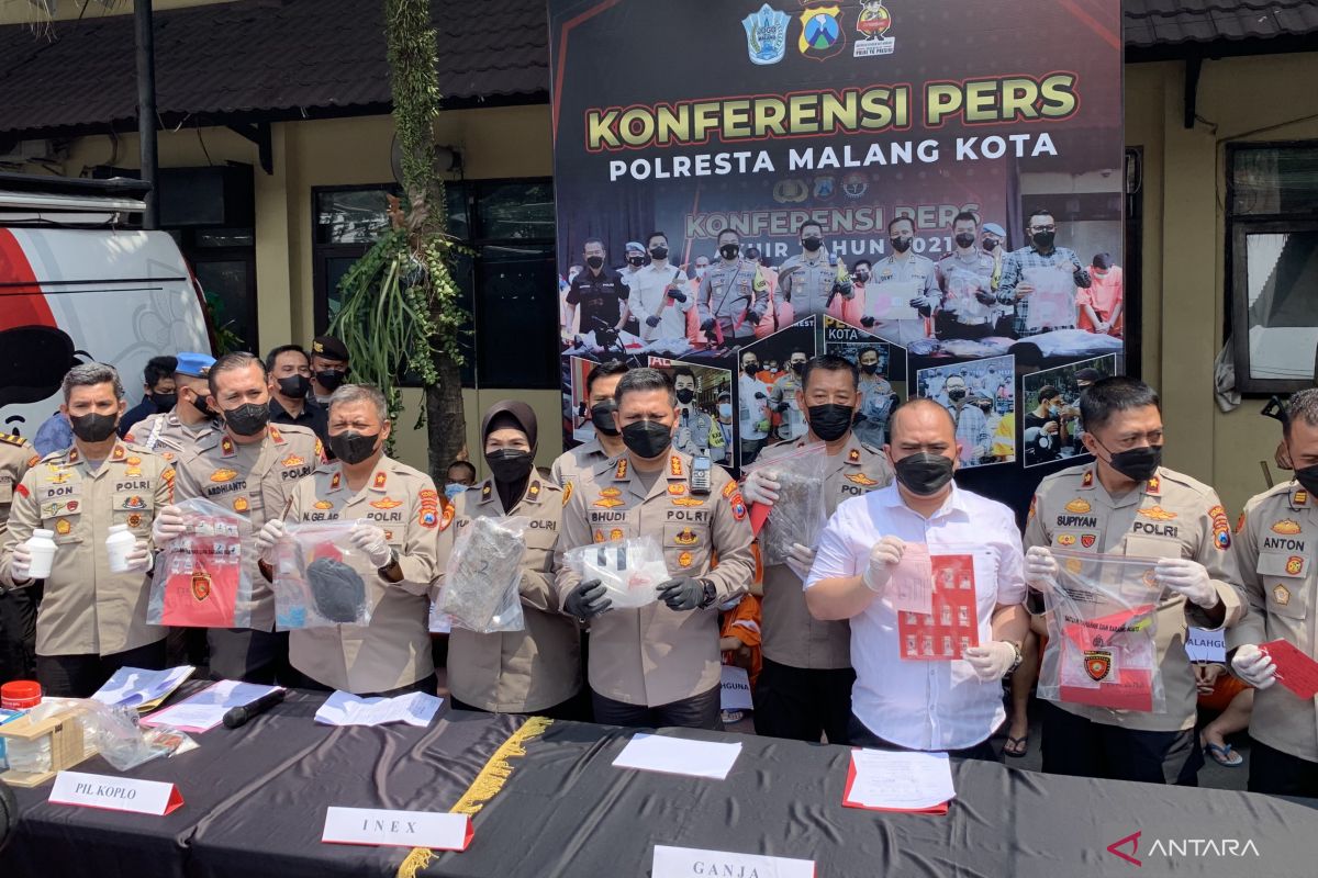 Polresta Malang Kota bekuk 19 tersangka selama Operasi Tumpas Semeru