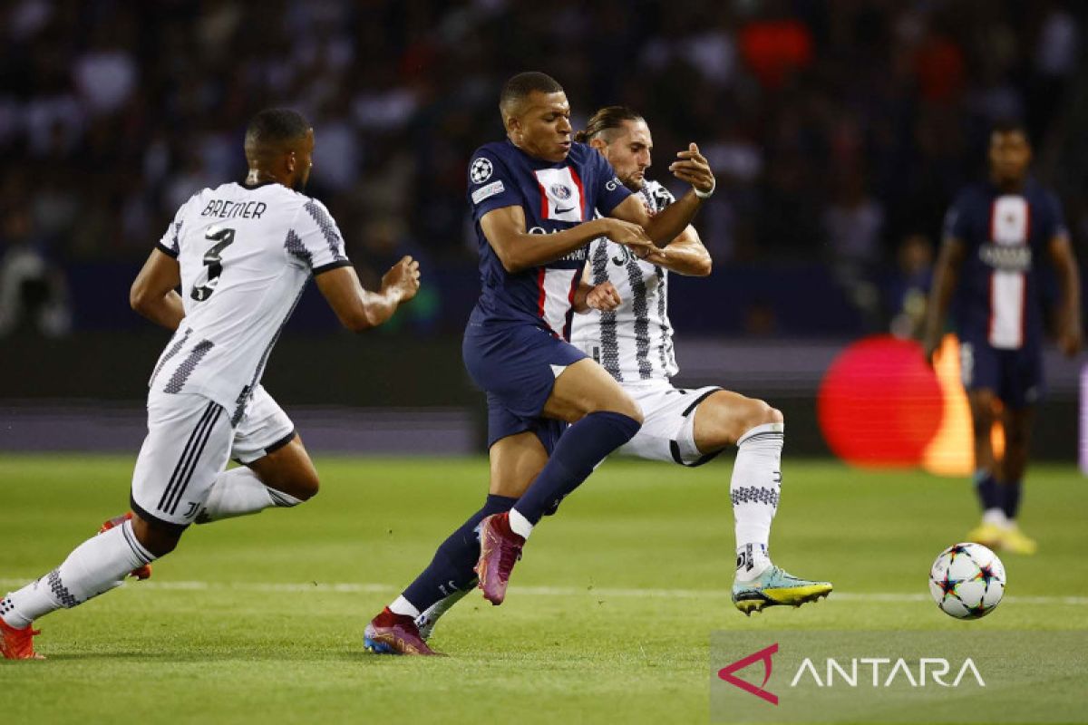 Liga Champions: Mbappe bawa PSG menang tipis atas Juventus