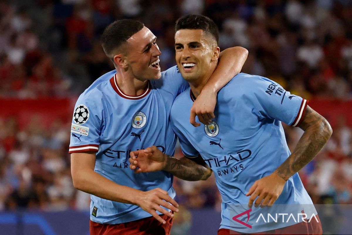 Liga Champions - Manchester City melumat Sevilla 4-0, Guardiola: Foden temukan performanya