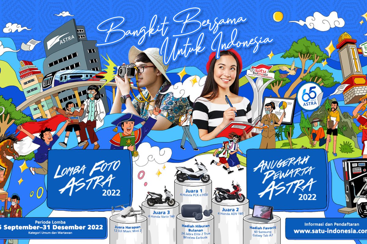 Lomba Foto Astra dan Anugerah Pewarta Astra 2022 bertema "Bangkit Bersama untuk Indonesia"