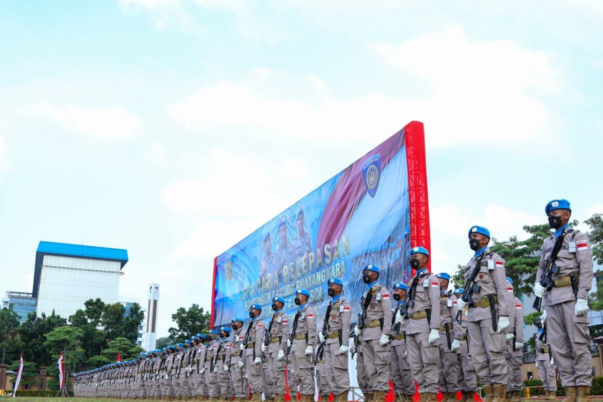 Ini pesan Kapolri saat lepas Pasukan Perdamaian PBB Garuda Bhayangkara