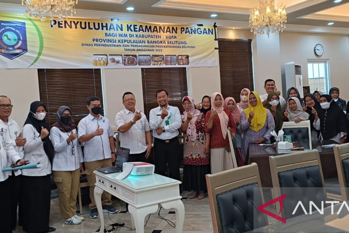 Disperindag Babel giatkan edukasi keamanan pangan kepada pelaku IKM