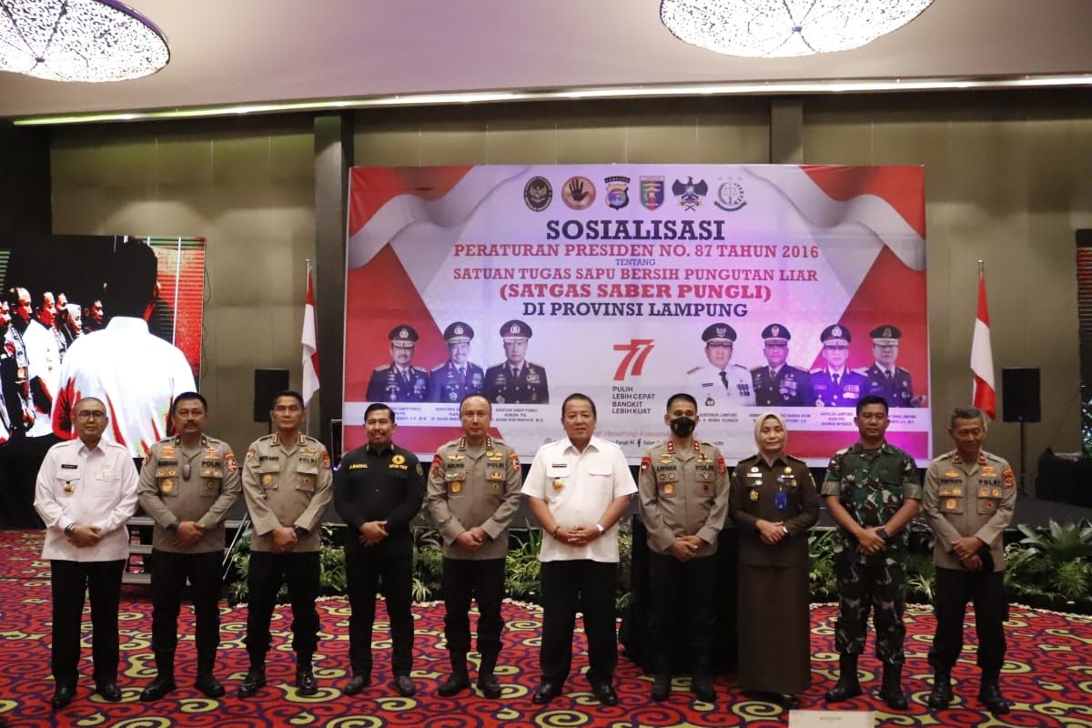 Gubernur Lampung dukung pemberantasan praktek pungli