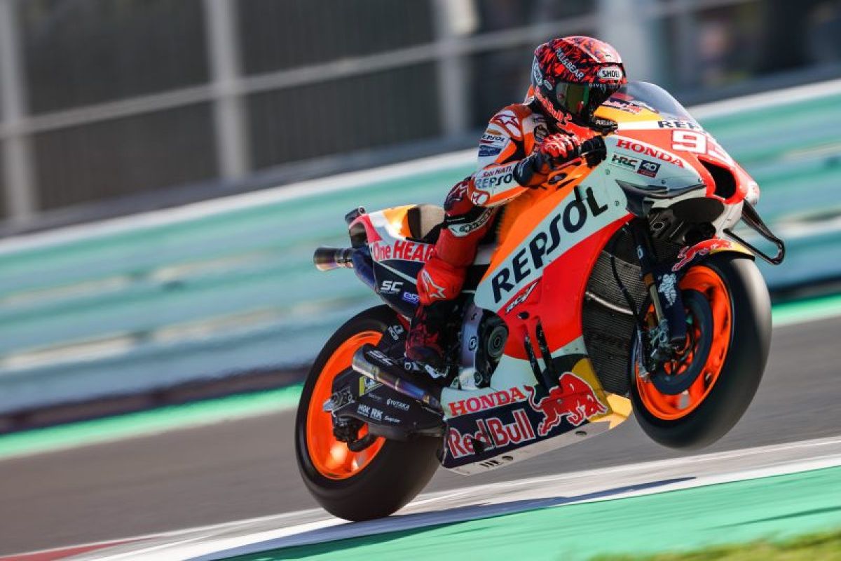 Pebalap Marquez raih hasil positif hari pertama tes Misano