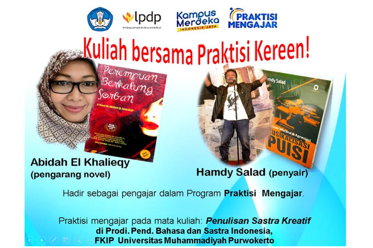 Pengarang novel "Perempuan Berkalung Sorban" jadi Praktisi Mengajar di PBSI UMP