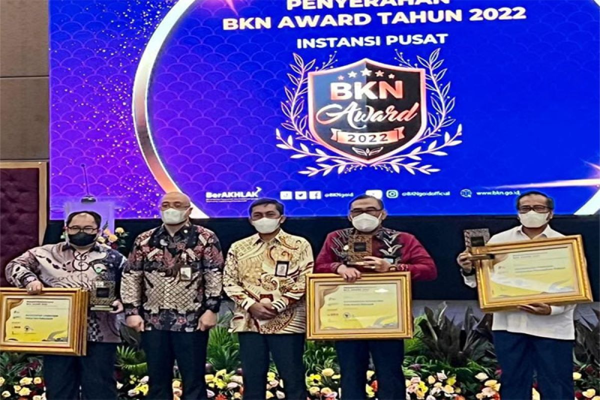 Kemenkumham kembali raih dua BKN Award 2022
