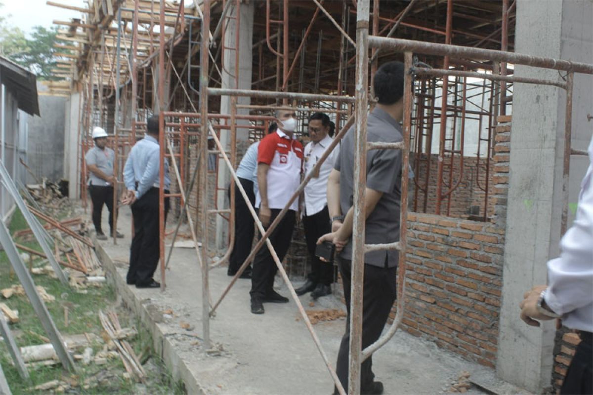 Pembangunan blok hunian Lapas Slawi capai 51,48 persen
