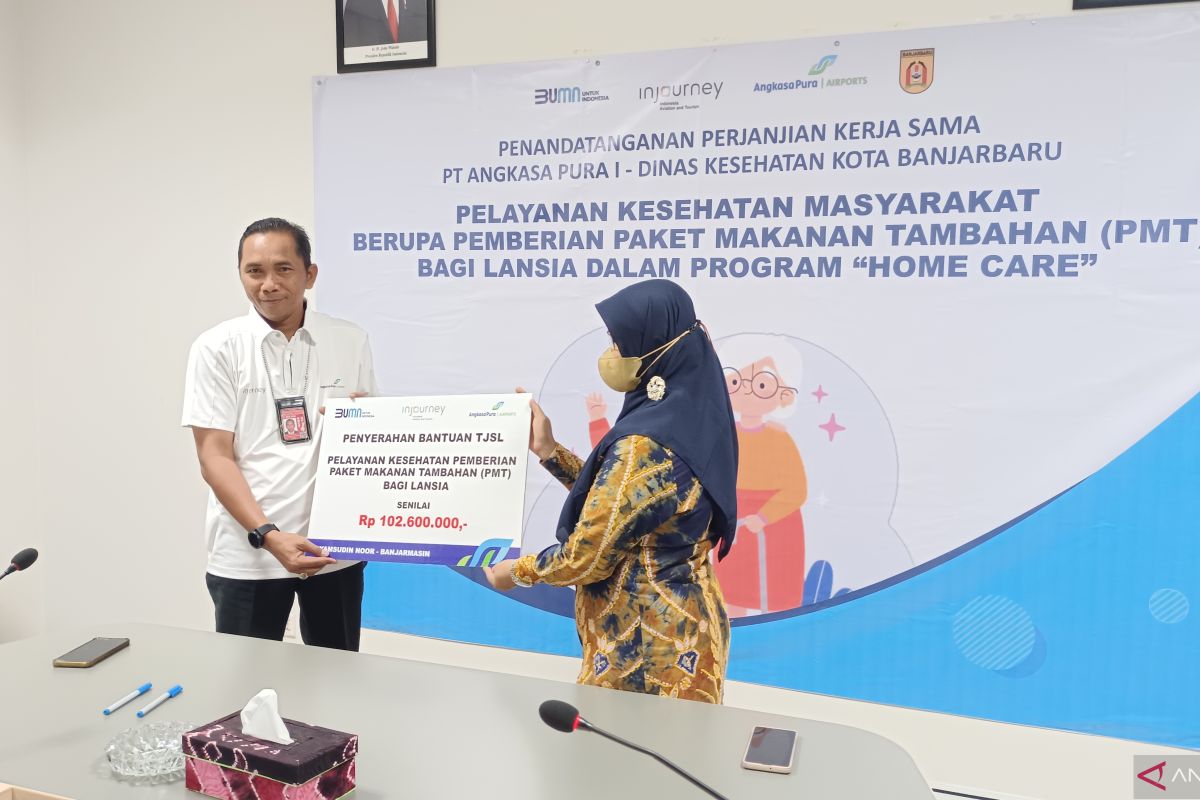 Angkasa Pura dukung program Home Care Pemkot Banjarbaru