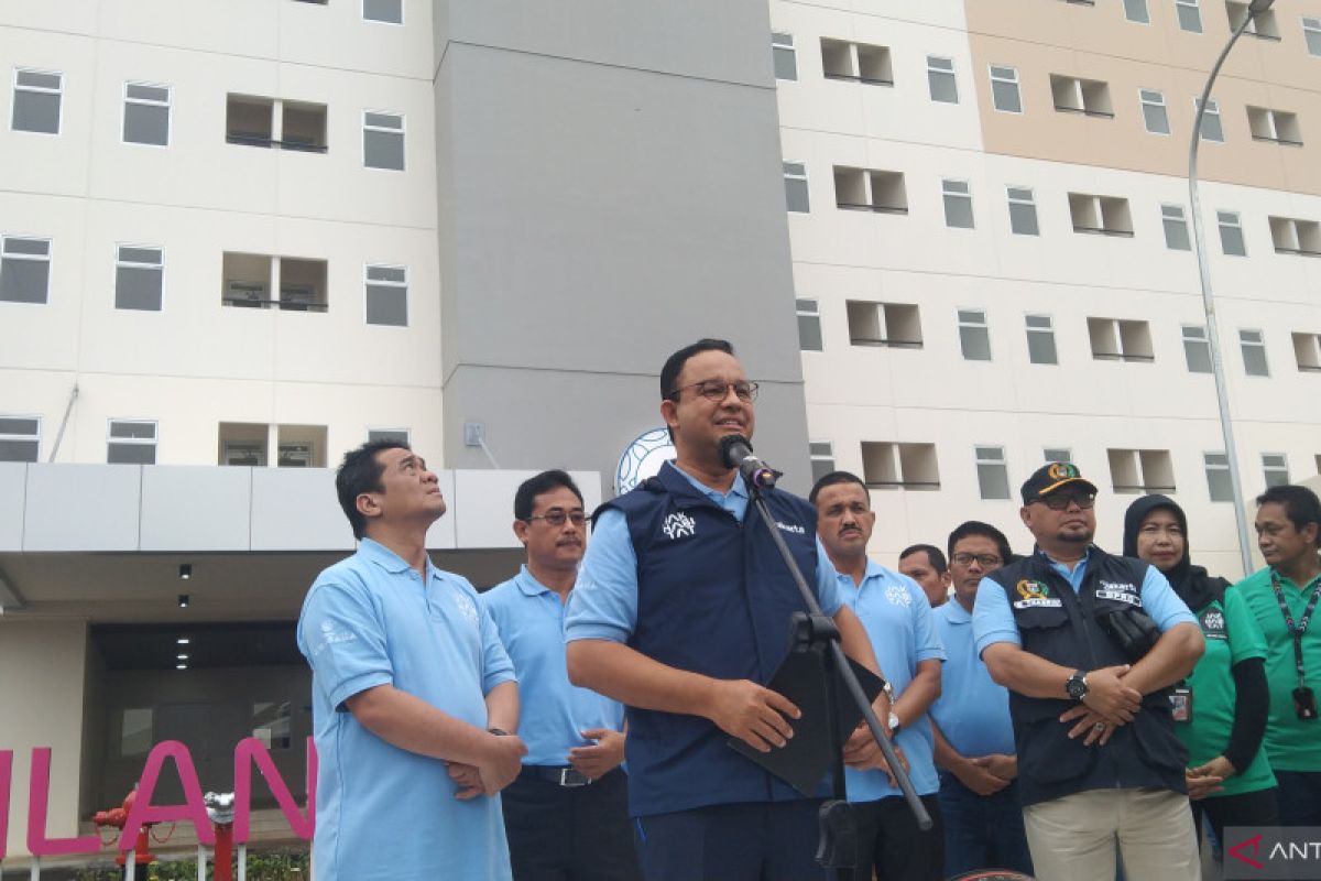 Anies sebut keterisian hunian DP Nol lebih tinggi dibanding apartemen