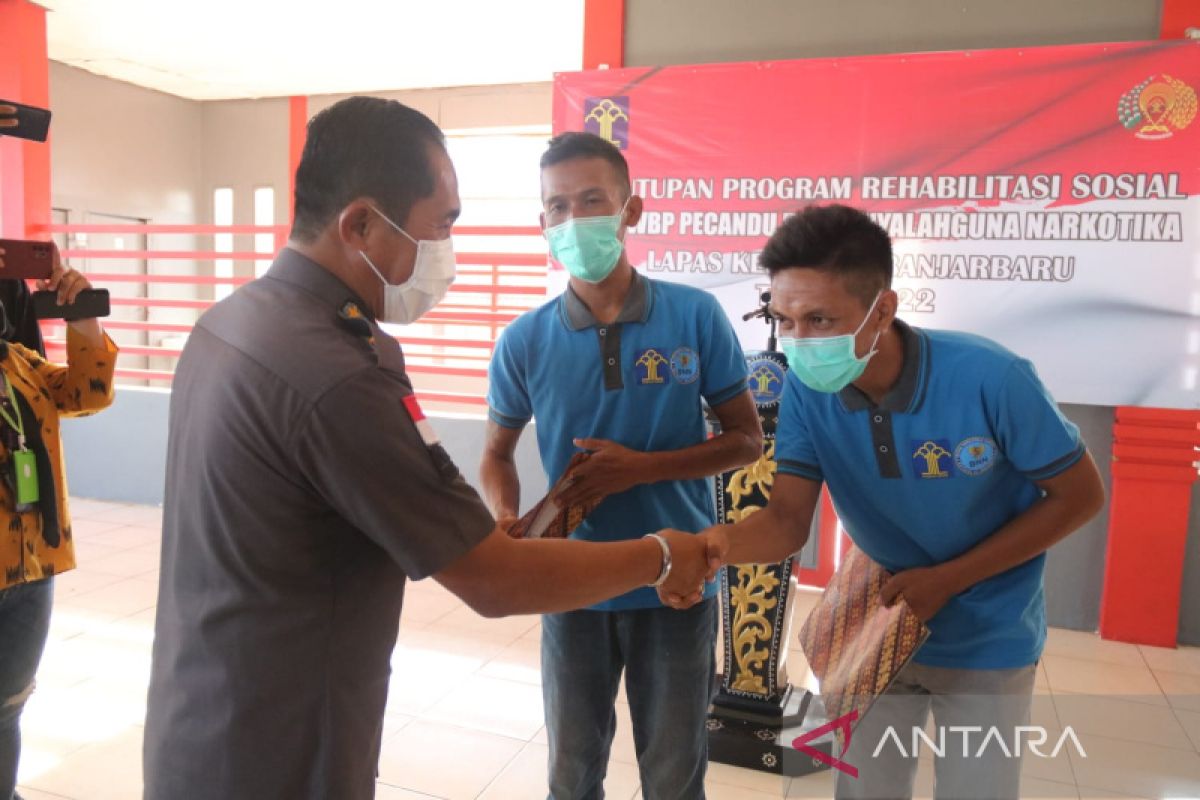 250 warga binaan di Lapas Banjarbaru sembuh dari narkoba