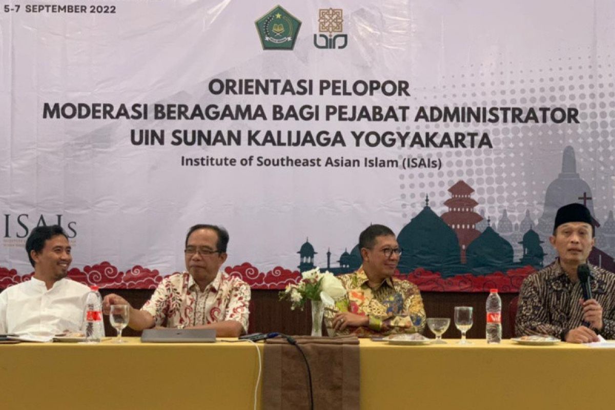 Pusat Studi UIN Yogyakarta menggelar orientasi penguatan moderasi beragama