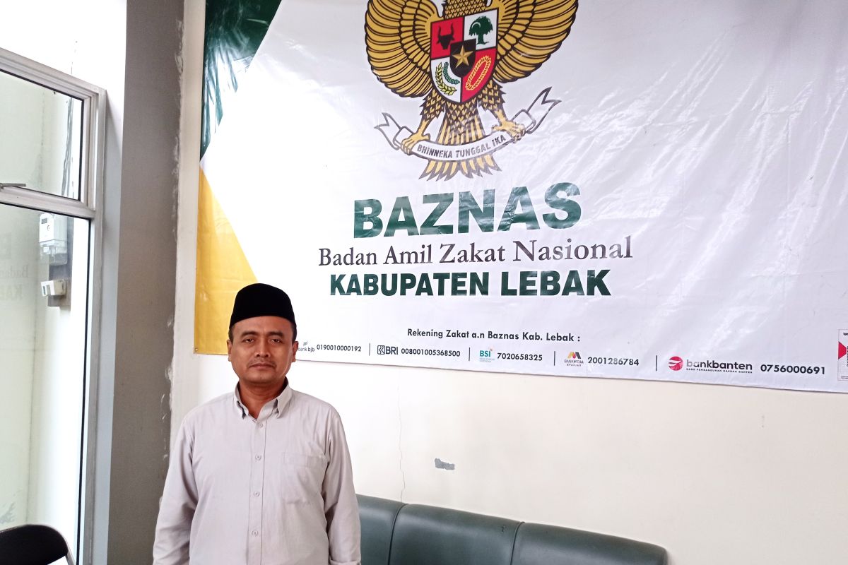 Baznas Lebak gulirkan program sejahtera melalui santunan bahan pokok