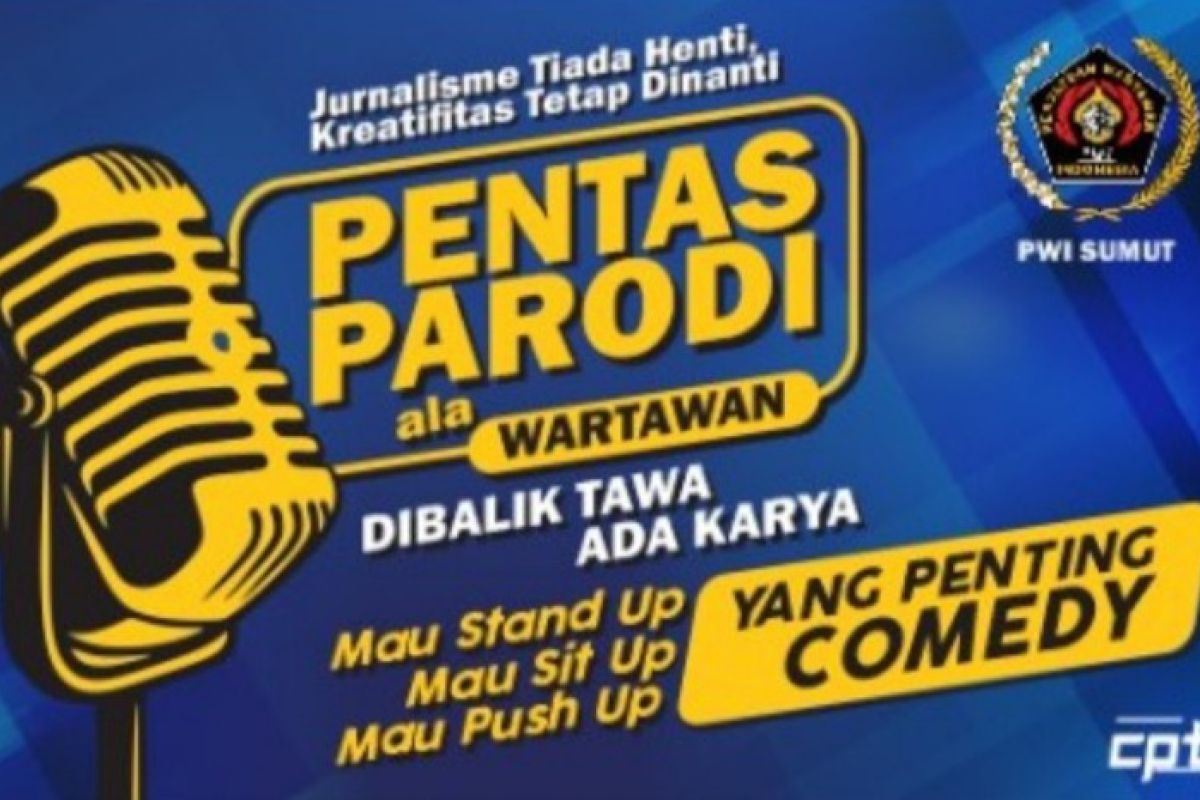 PWI Sumut gelar stand up comedy ala wartawan