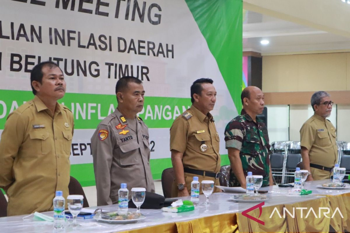 Pemkab Belitung Timur gelar pertemuan untuk mitigasi inflasi pangan