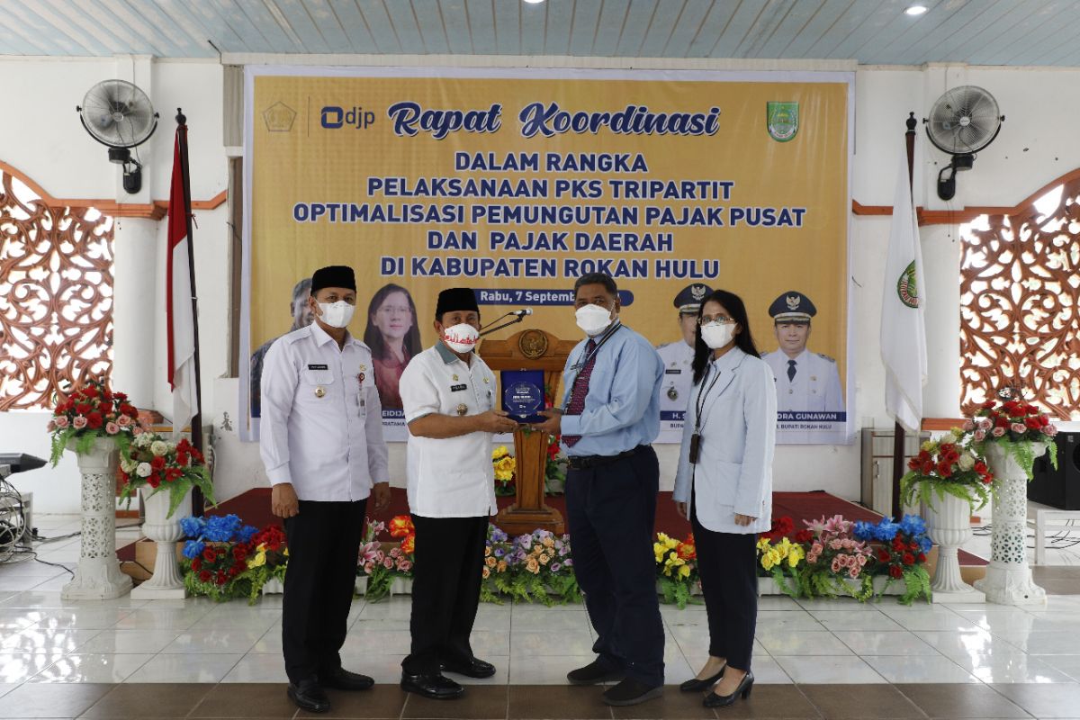 Kanwil DJP Riau koordinasi optimalkan pemungutan pajak pusat dan daerah