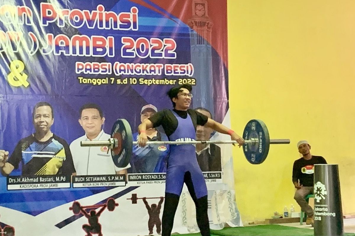 Kejuaraan Angkat Besi Provinsi Jambi 2022