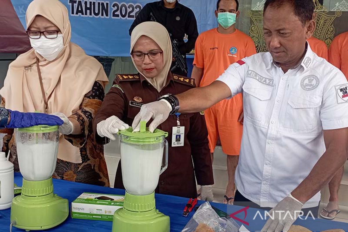 BNN Aceh musnahkan dua kilogram sabu-sabu