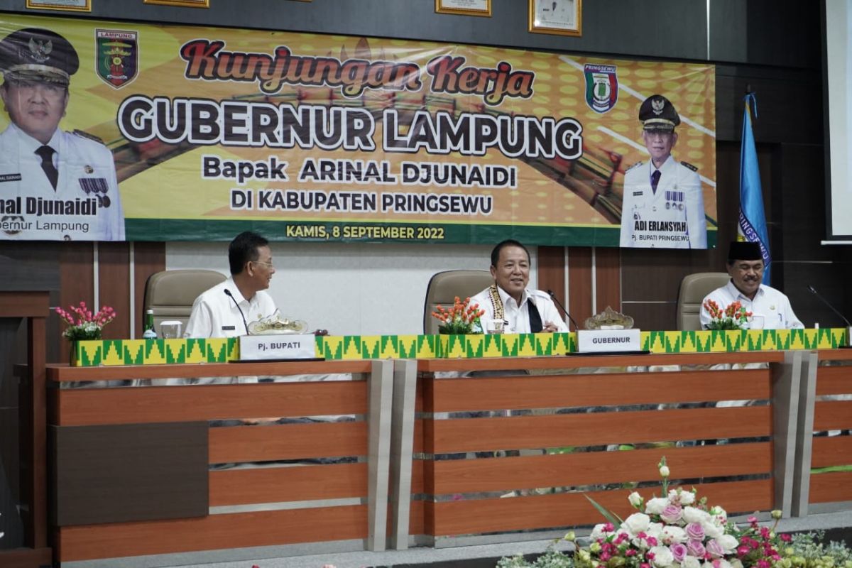 Gubernur Lampung lakukan kunjungan kerja di Kabupaten Pringsewu