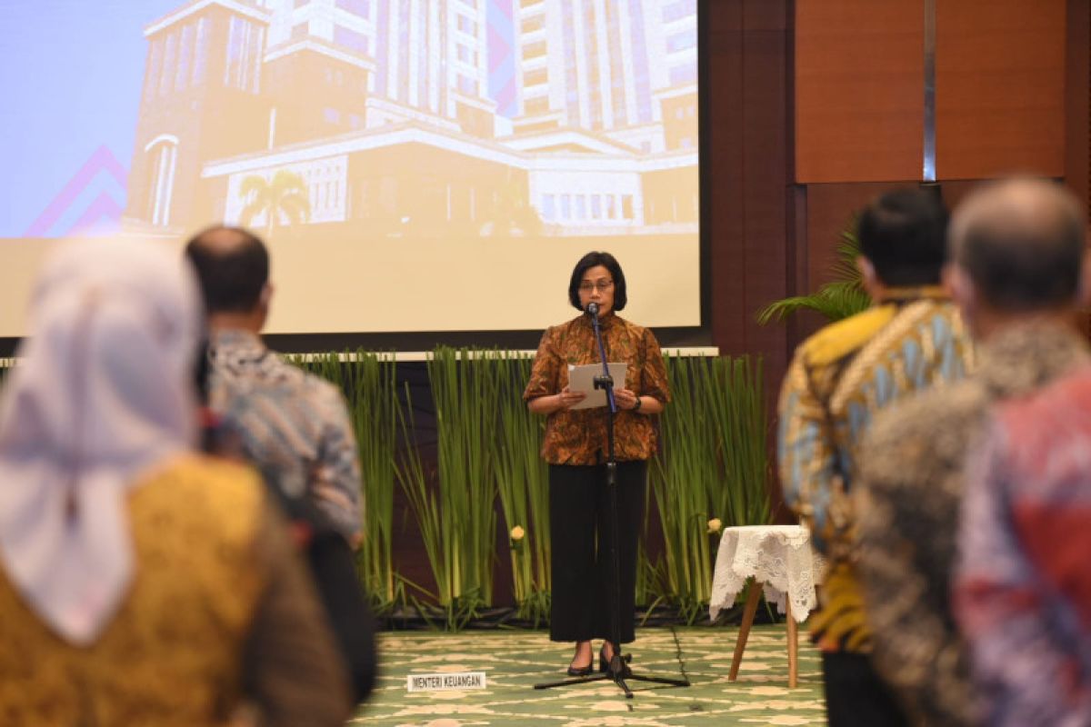 Sri Mulyani minta pejabat baru Kemenkeu jaga kredibilitas APBN