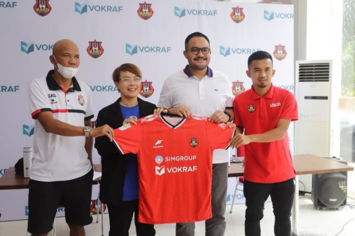 Vokraf sponsori Karo United arungi Liga 2 Indonesia