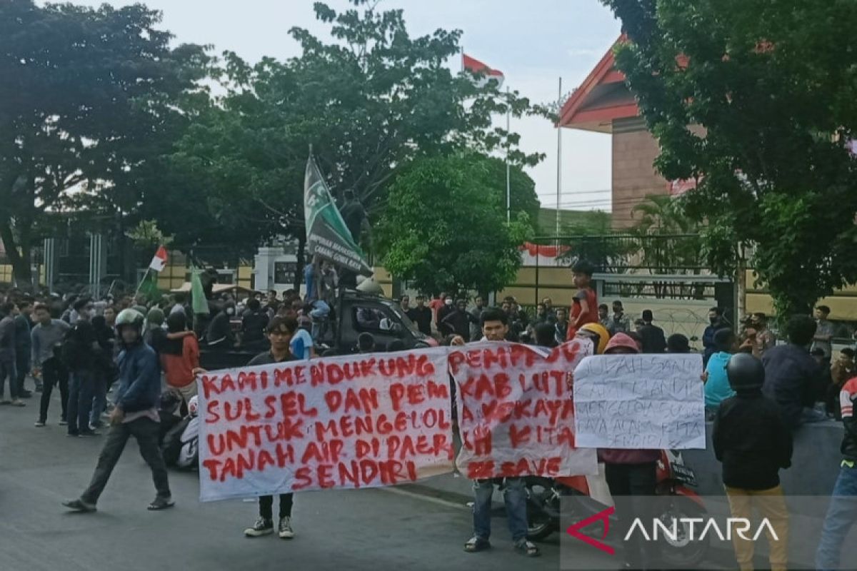 Aliansi mahasiswa Sulawesi Selatan dukung tolak perpanjangan kontrak PT Vale