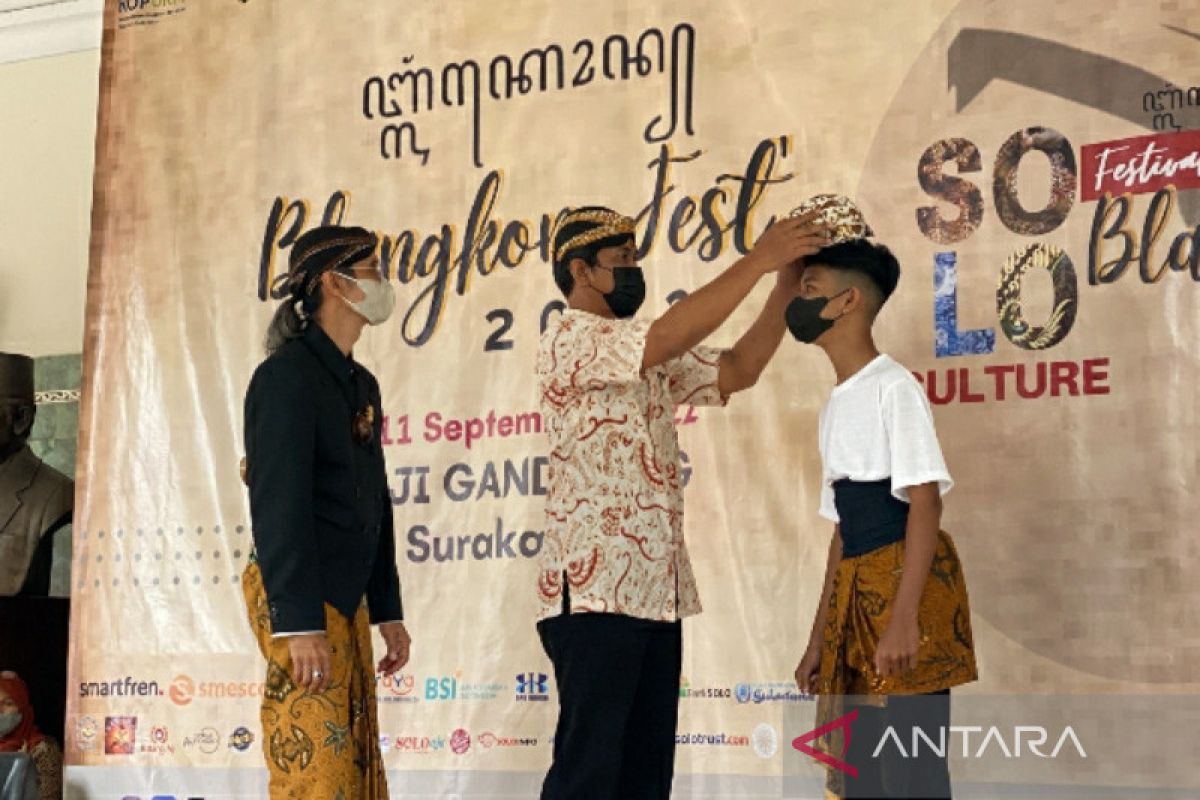 Blangkon Festival attracts youngsters to admire Javanese culture