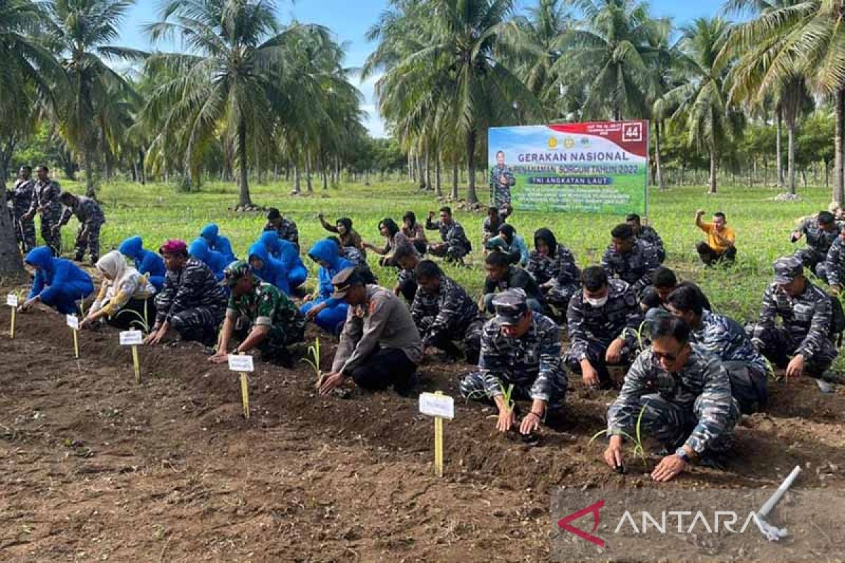 Lanal Lhokseumawe dukung upaya ketahanan pangan