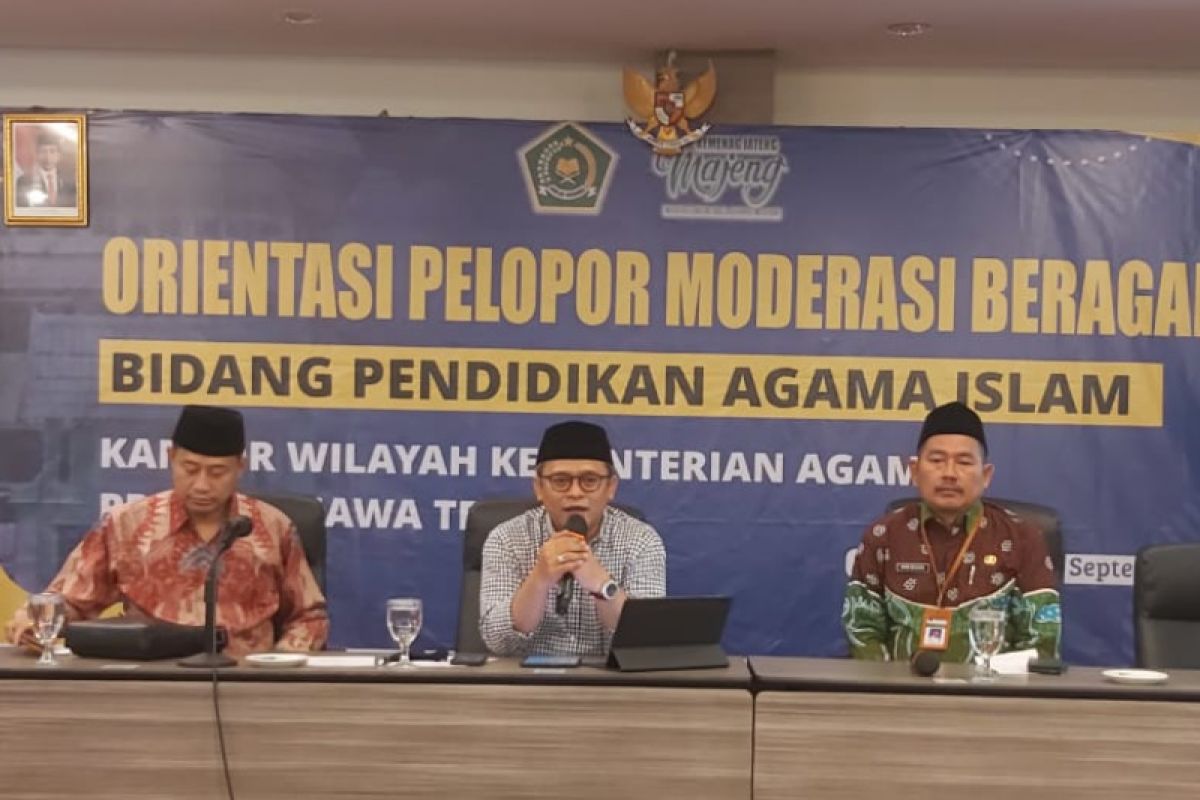 Kemenag minta pelopor moderasi beragama mampu jawab hoaks