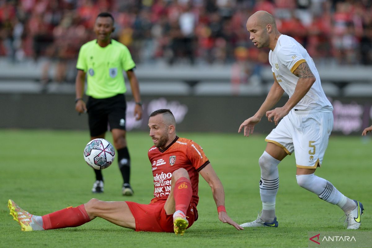 Bali United hajar Dewa United 6-0, Spasojevic cetak hattrick