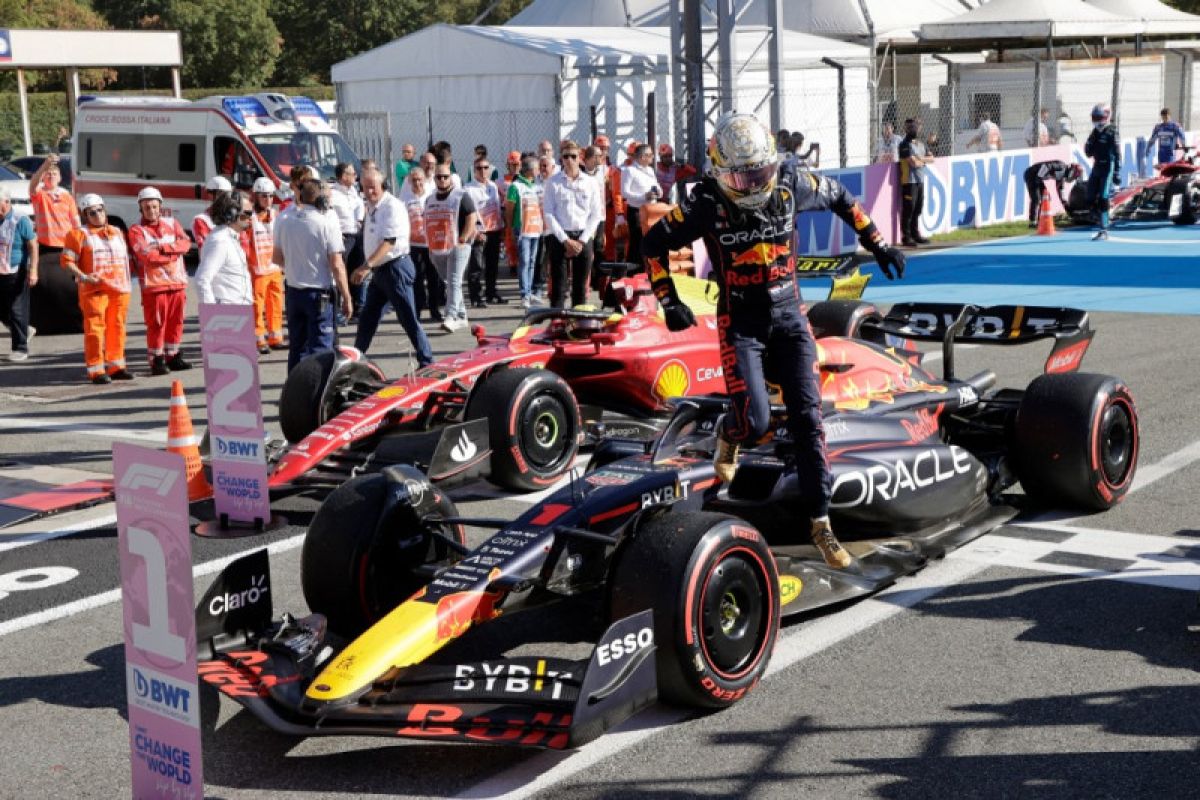 Verstappen juarai GP Italia setelah finis di belakang safety car