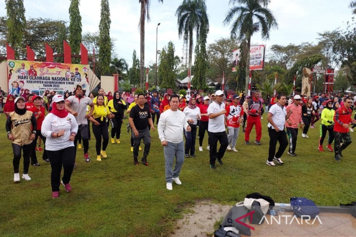 Bupati Kotim: Haornas momentum memasyarakatkan olahraga dan menyambut Porprov Kalteng