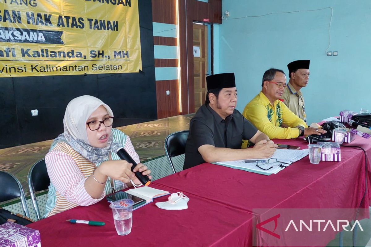 Anggota DPRD Kalsel ingatkan pendaftaran tanah jamin kepastian hukum