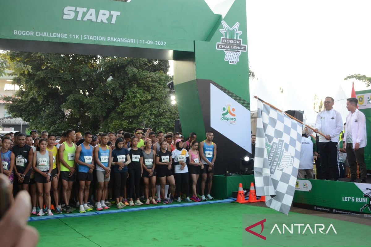 Lomba lari 'Bogor Challenge' 11K sukses jaring lebih dari 2.000 pelari