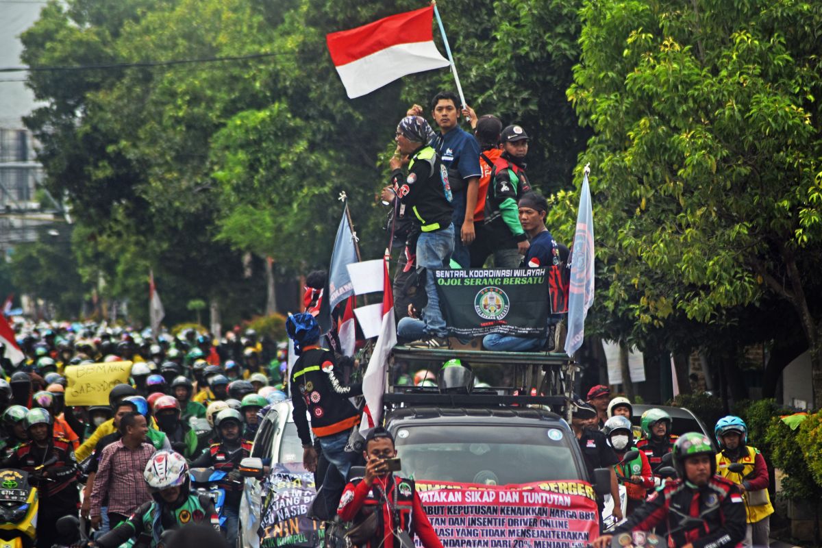 Jelang unjuk rasa ojek online, Gojek pastikan layanan berjalan normal