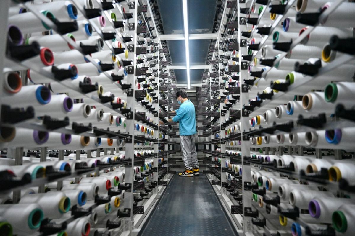 Sektor tekstil China tercatat tumbuh stabil tujuh bulan pertama 2022