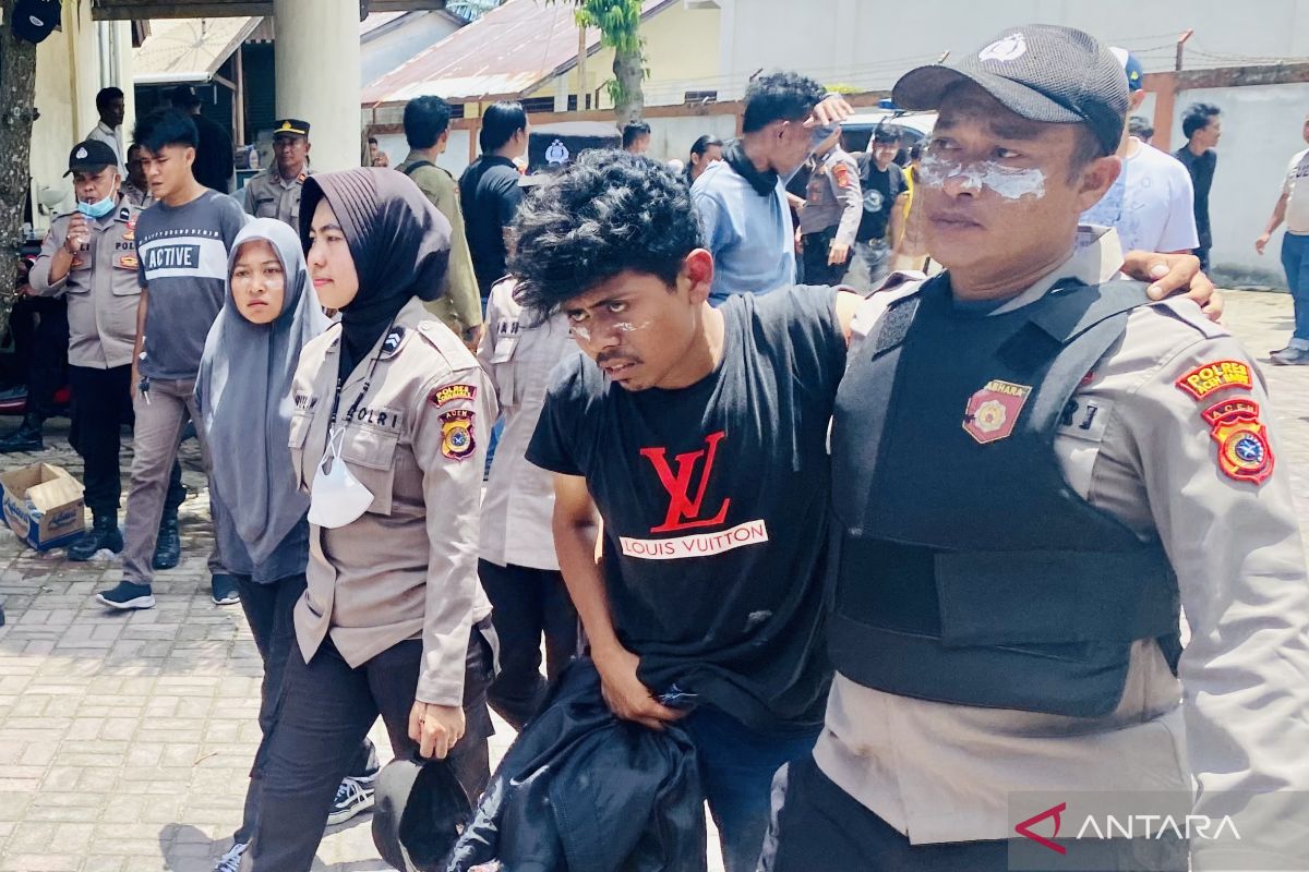 11 pengunjuk rasa dibawa ke Polres Aceh Barat