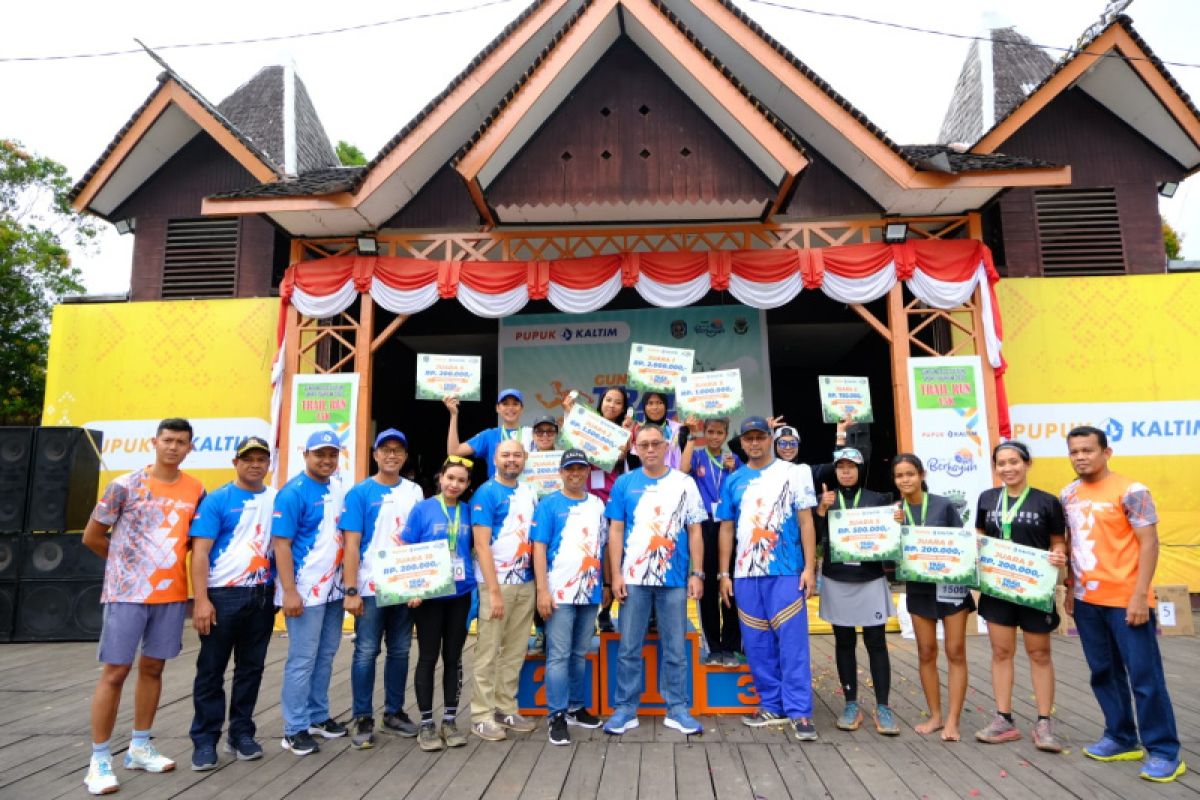 Pupuk Kaltim gelar Trail Run 15K kenalkan potensi Wisata Kelurahan Guntung