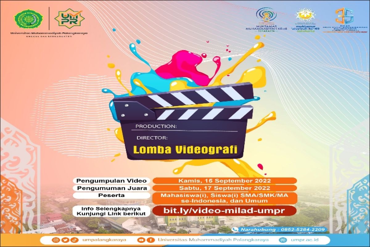 Semarakkan HUT ke-35, UMPR gelar lomba videografi