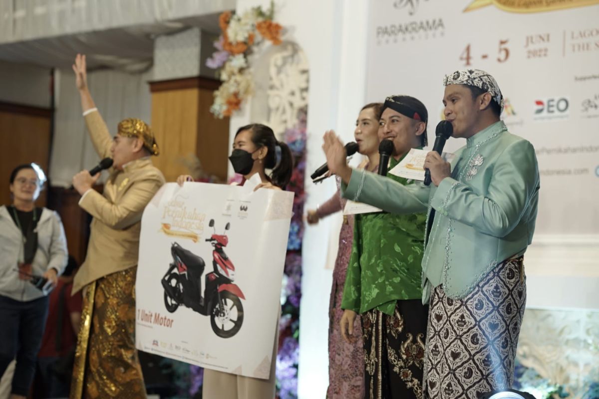 Gebyar Pernikahan Indonesia kembali digelar, usung tema pengantin Betawi modern