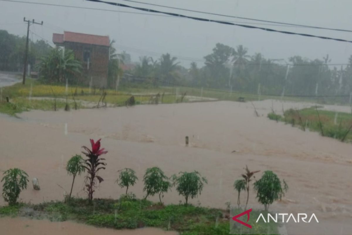 Banjir setinggi satu meter tutup jalan utama wilayah selatan Cianjur