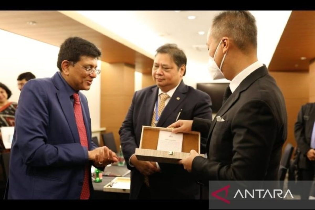 Menko Airlangga Hartarto bertemu Menteri India bahas kerja sama dan IPEF